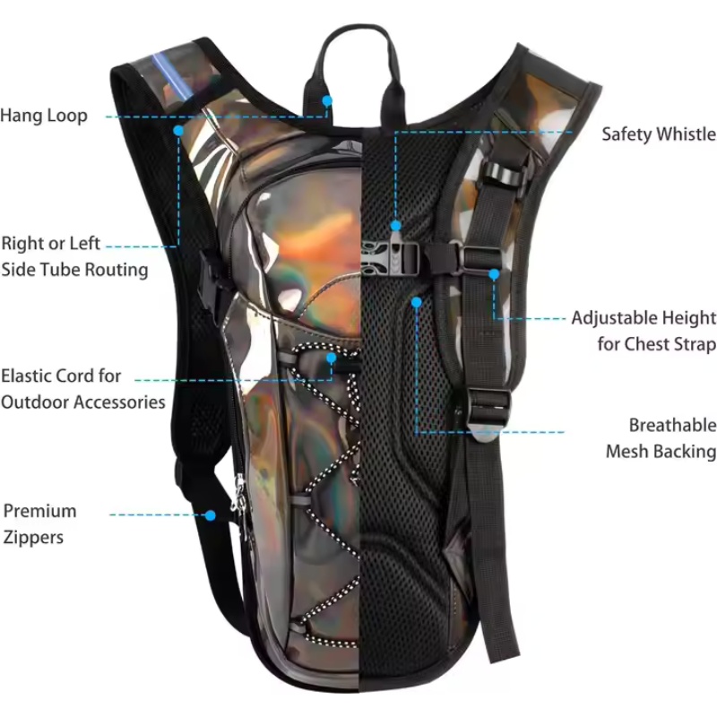 Custom 5L hydration pack for camping and trekking