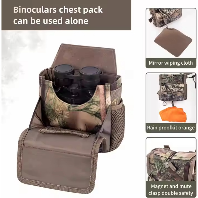 Outdoor Tactical Bag with Waterproof Zippers