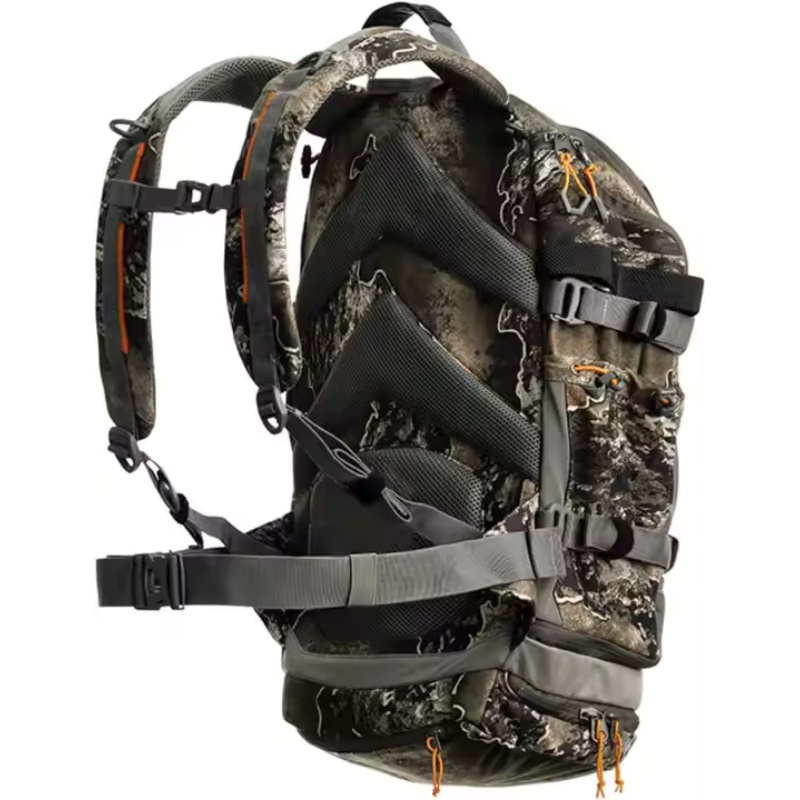 Hunting backpack with frame support