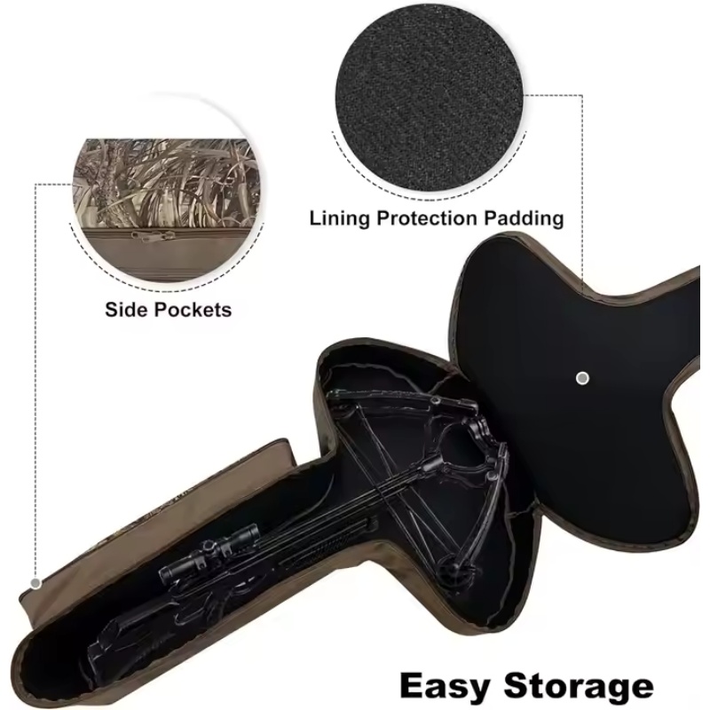 Water-resistant Crossbow Case with Handle