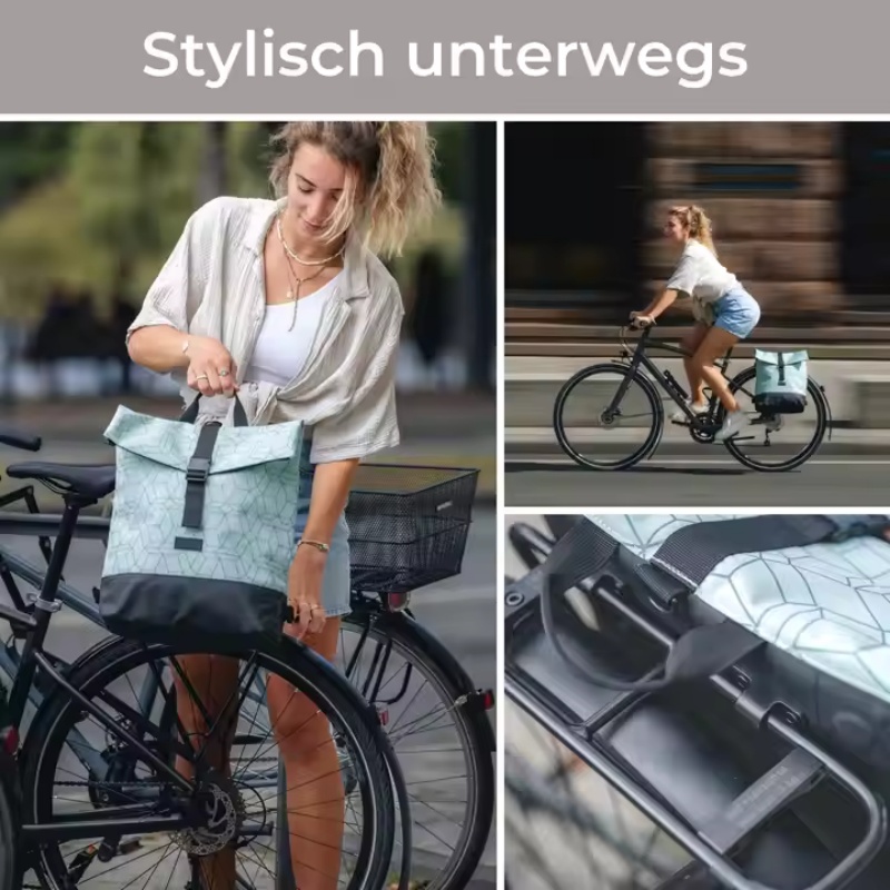 Easy Mounting Bike Bag for Pannier Racks